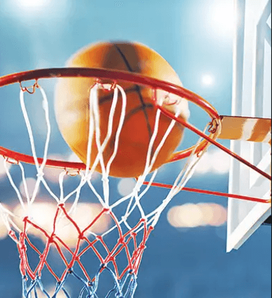 Outdoor swimming pool with lounge chairs