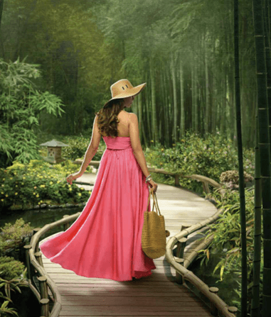 Badminton court with shuttlecocks